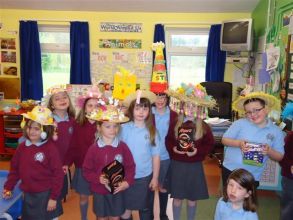 Participants in Our PTA Easter Bonnet & Egg Character Competitions