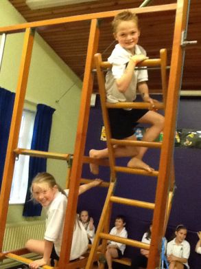 Some apparatus work at Gymnastics Club!